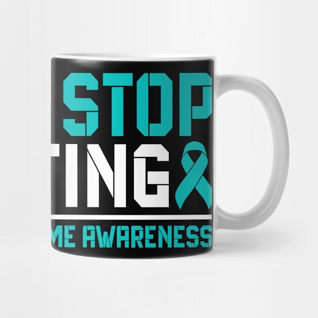 Never Stop Fighting Tourette Syndrome Awareness by Geek-Down-Apparel